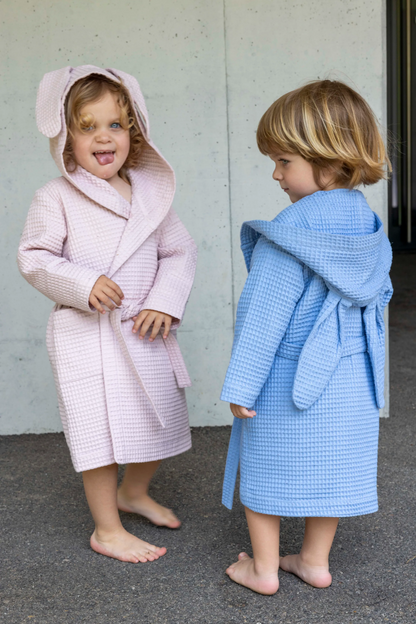 Bademantel & Handtuch Set - Blau
